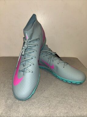 Nike Zoom Mercurial Superfly 10 Academy Turf Mens 10.5 Soccer Shoes FQ8331-301